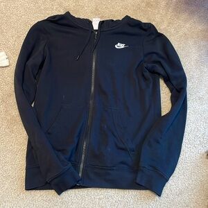 Black full zip jacket